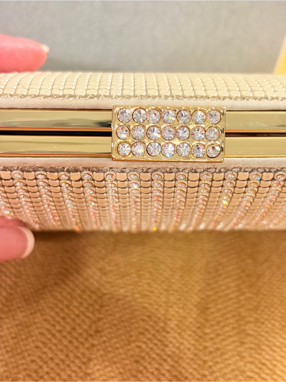 Whiting & Davis Crystal Mesh Evening Bag - Picture 3 of 5